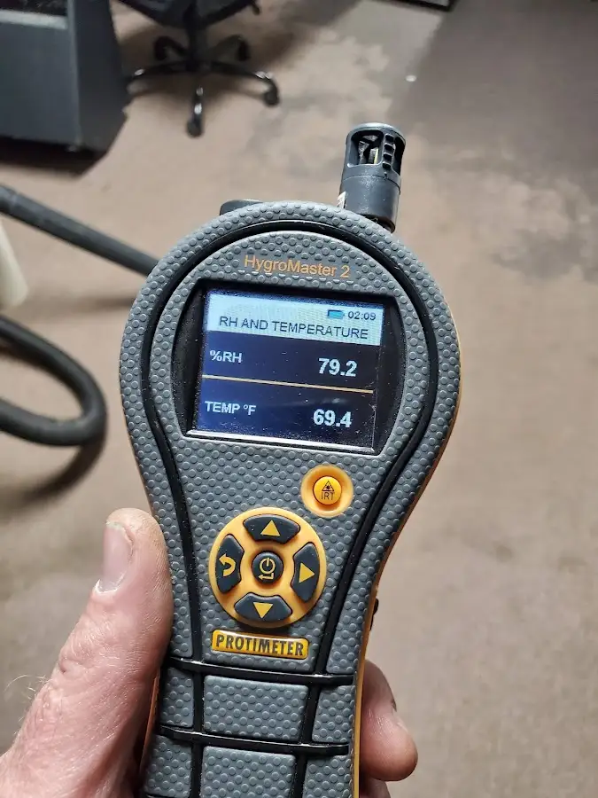 Moisture meter humidity assessment for Fire & Smoke Damage Restoration in Eastham